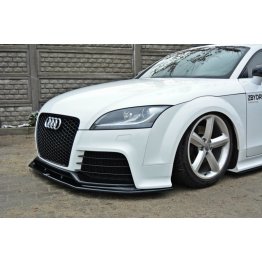 Накладка сплиттер на передний бампер вариант 4 на Audi TT RS 8J